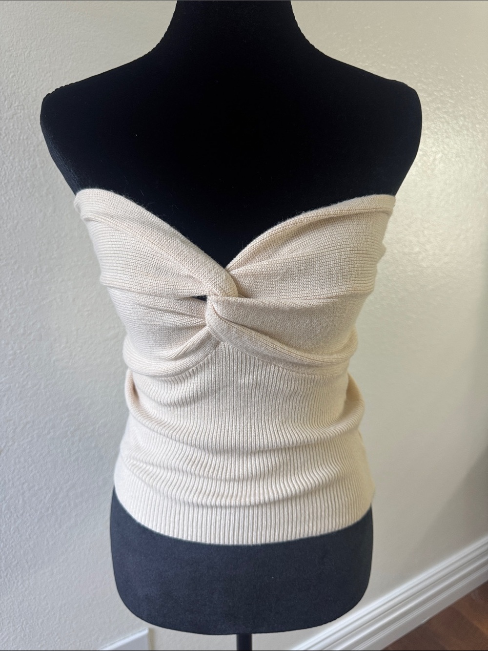 Strapless Knit Top